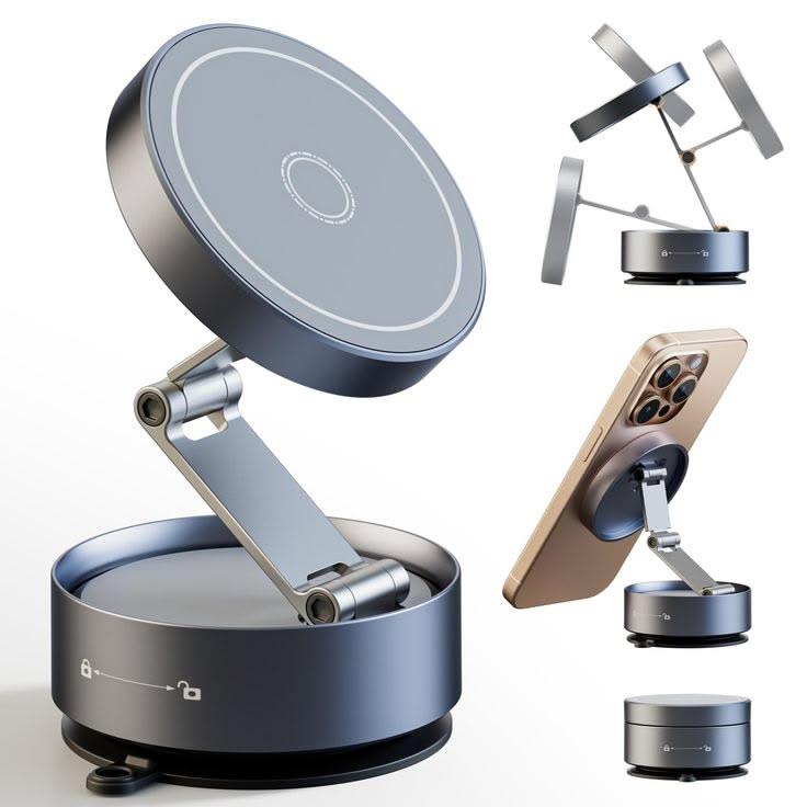 🚗 Premium Magnetic Car Phone Holder