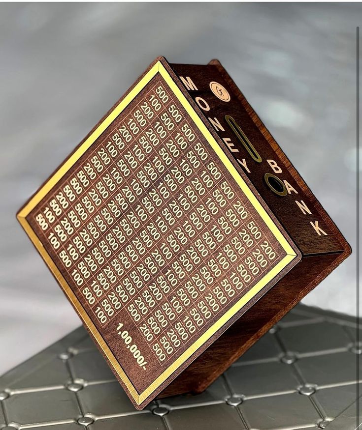 Wooden Pigi Bank 🏦