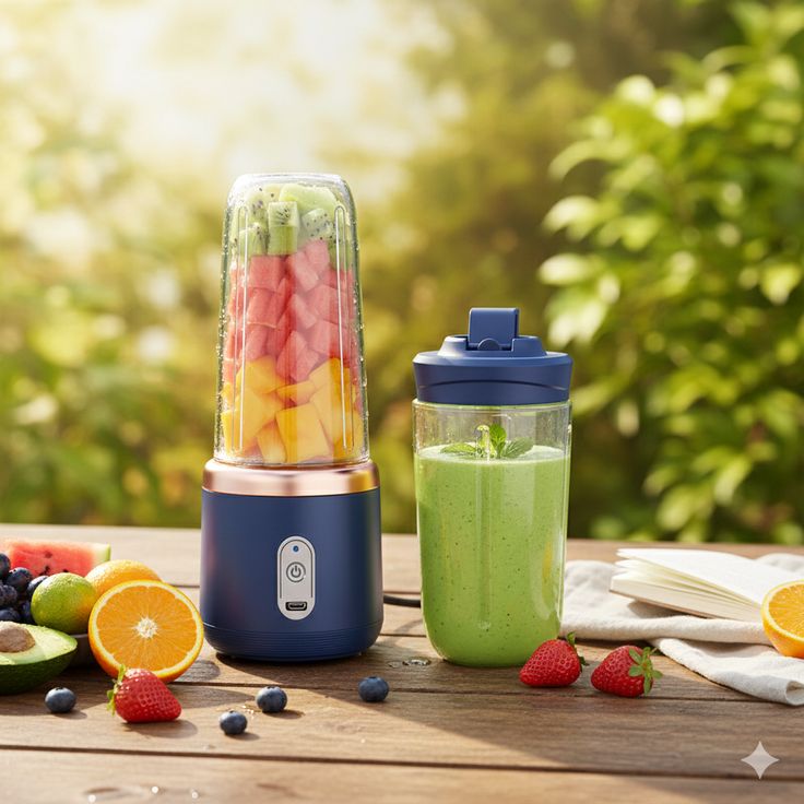 Portable Blender Bottle – Fresh Juice Anytime, Anywhere