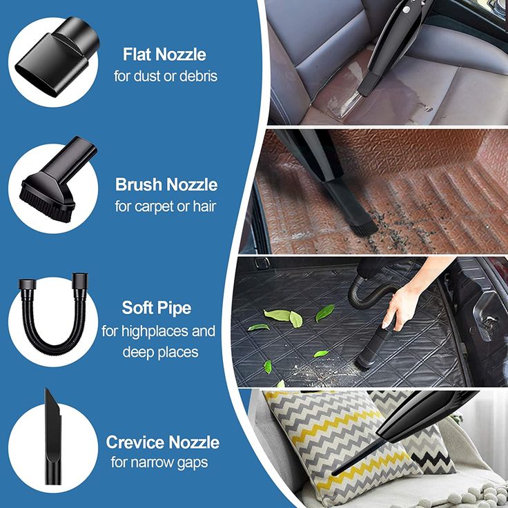 🚗 Powerful Car Vacuum Cleaner – Keep Your Car Spotless Anytime!