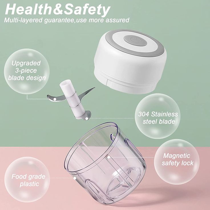 Mini Electric Food Chopper – Fast, Safe & Effortless Cooking!