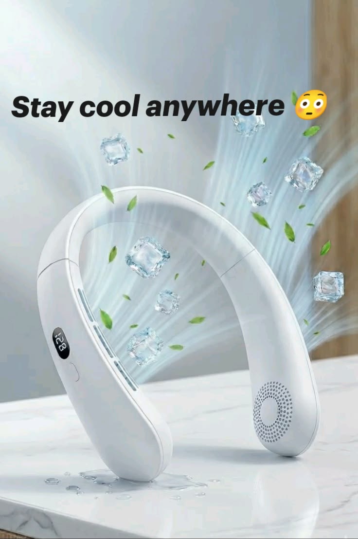Portable Neck Fan – Stay Cool Anywhere, Anytime!