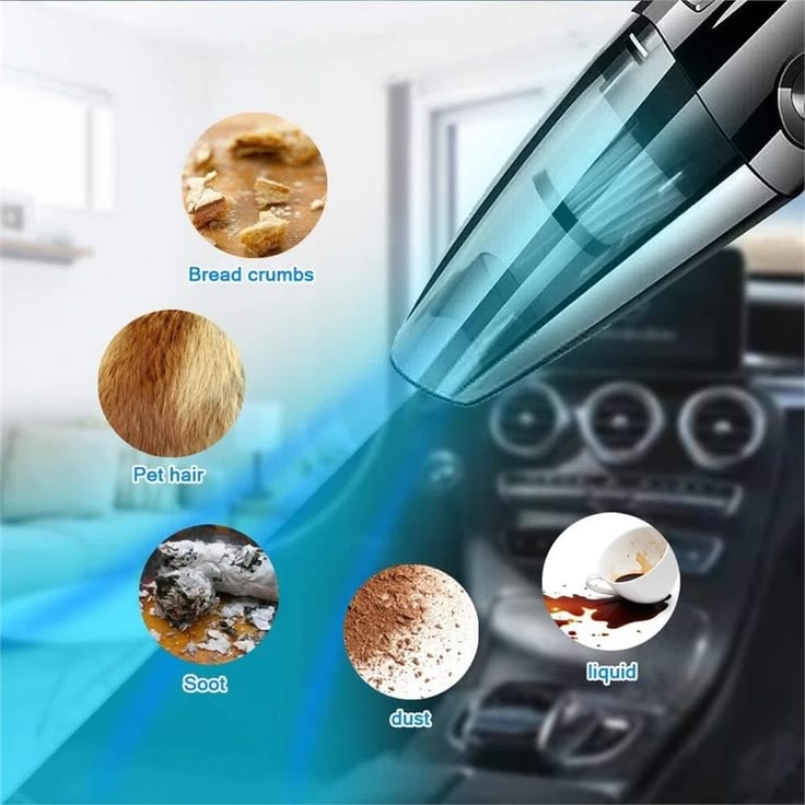 🚗 Powerful Car Vacuum Cleaner – Keep Your Car Spotless Anytime!