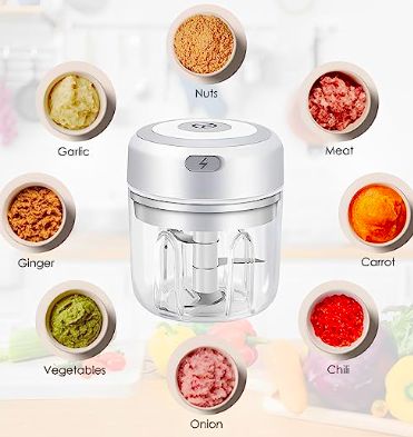 Mini Electric Food Chopper – Fast, Safe & Effortless Cooking!