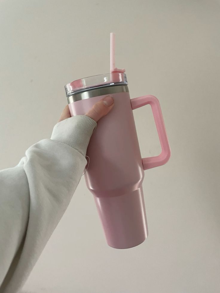 Premium Insulated Stainless Steel Tumbler with Handle & Straw – Keep Drinks Hot & Cold for Hours