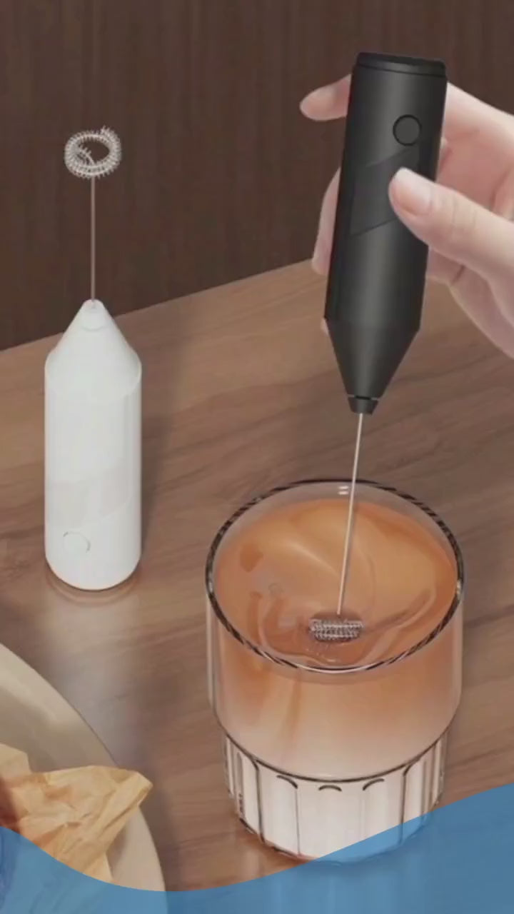 ☕ USB Rechargeable Electric Milk Frother – Perfect Café-Style Foam in Seconds